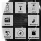 thumbnail image 2 of Bocinas para Motocicleta GoHawk 4" Impermeables Bluetooth 1000W, 2 of 9