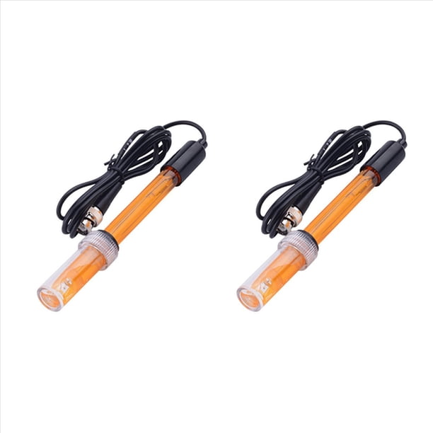 2X Sonda de Electrodo ORP, Prueba de Electrodo de Laboratorio HidropóNico para Acuario, MedicióN del Potencial Redox, Conector BNC Q9