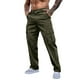 thumbnail image 4 of Ceisia Men's Spring Summer Workwear Pants - Solid Gift Color Casual Multi-Pocket Button Waist Straight-Leg Outdoor Trousers, 4 of 5