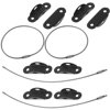 4 Sets Furniture Fall Preventer Dresser Furniture Anchors to Wall Furniture Wall Anchor Child