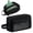 Black, variant on Pencil Case Big Pencil Pouch Storage Handle Pen Holder Student Supplies Black