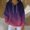 Hot Pink, variant on Hoodies For Women Trendy Oversized Tie Dye Gradient Sweatshirts Baggy Drawstring Pullover Fall Casual Tops With Pocket