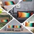 thumbnail image 6 of Colorful Ombre Throw Pillow Covers, Abstract Modern Art Aesthetics Soft Breathable Pillow Cases with Invisible Zipper for Sleeping, Long Body Pillowcases for Couch Bed Sofa Chair 20x60 Inches, 6 of 9