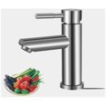 thumbnail image 4 of Chrome Surface Cold Water Bathroom Sink Faucet with Removable Aerator, Durable Copper Construction, Compatible with Standard Fixtures, 4 of 5