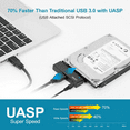 thumbnail image 4 of Unitek USB 3.0 to SATA III Hard Drive Adapter External Kit Cable for 2.5 3.5 Inch HDD/SSD Hard Drive Disk, Optical Drive, with 12V/2A Power Adapter, Support UASP, 4 of 6