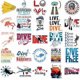 thumbnail image 3 of Diving Stickers - 50 Pcs Cartoon Sports Activities Decals Ball Vinyl Decoration DIY Funny Creative Decor for Teens Party Supplies for Adults (Diving S, 3 of 4