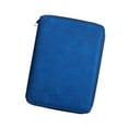 thumbnail image 4 of Rongfmy Zippered Notebook Meeting Folder 6Ring Binder Notebook for Travel Writers Blue, 4 of 9