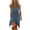 Blue, variant on Summer Dresses for Women Boho Deep V Neck Flowy Sleeveless A Line Beach Vacation Sundress Wine 2XL