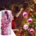 thumbnail image 2 of Back to School Decorations hanging ornament Hangs Christmas Ball Plastic Ball Set Ceiling Decoration Pendant Christmas Day Wedding Party Christmas Ball Christmas Color Transparent Plastic Ball, 2 of 9
