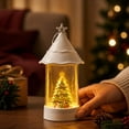 thumbnail image 4 of Dalxymotic Christmas Candle Lamp, Tree Wind Candle Holiday Gift Ornament, Festive Tabletop Light Decoration, Christmas Decorations Indoor Outdoor for Table, Home, Mantel, Shelf, 4 of 6