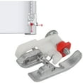 thumbnail image 2 of Pie de dobladillo ciego a presión pie de dobladillo ciego ajustable a presión de acero inoxidable resistente plástico premium duradero para reparación para costura para PFAFF Amonsee No, 2 of 5