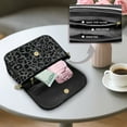 thumbnail image 4 of TSOVTHRID Black Leopard Print Women's Crossbody Bag, PU Leather Cross Body Purses, Cell Phone Leather Handbag, Trendy Crossover Shoulder Bag, 4 of 7