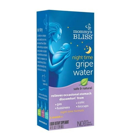 Mommy's Bliss Gripe Water Night Time 4 oz (Pack of