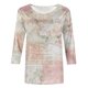 thumbnail image 4 of Camisas Para Mujer, Blusa de Manga 3/4 de Longitud Media, Camiseta Estampada A La Moda, Camisetas Casuales de Cuello Redondo Odeerbi ODB123664, 4 of 5