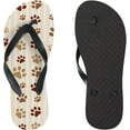 thumbnail image 3 of GZHJMY Women Flip Flops Slippers Cute Colorful Dog Paw Prints Sandals for Beach Summer Shower Men Boy Girl Kid Summer Slippers, 3 of 5