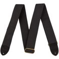 thumbnail image 1 of Fender® Cotton &amp;amp; Leather Strap, Black, 1 of 2
