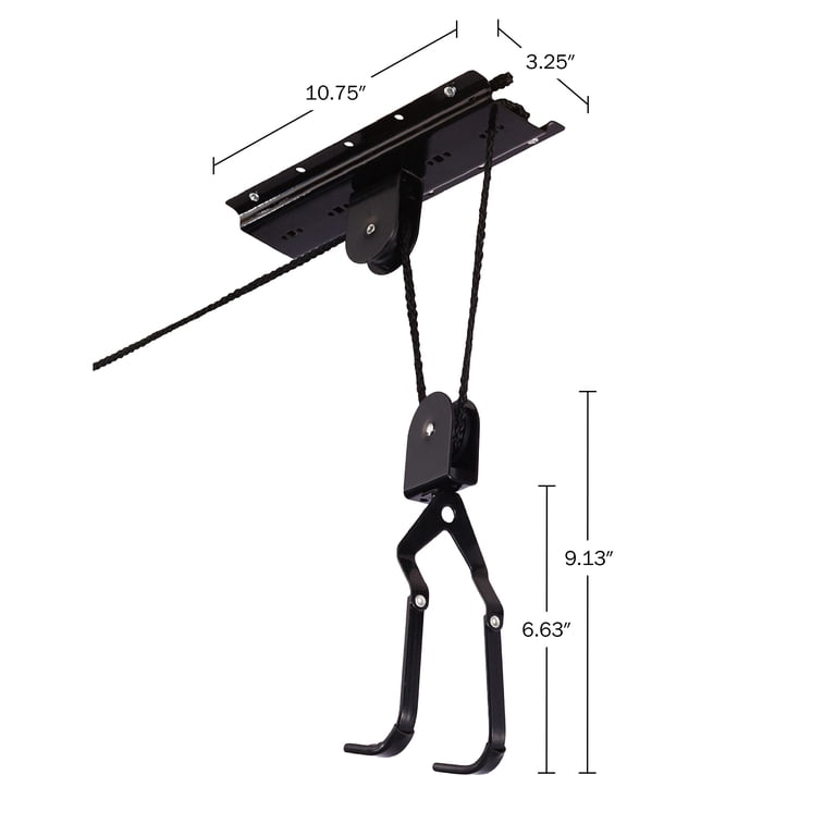 Garage Bike Storage Rack – Ceiling Mount Hanger With 8 Adjustable Hooks, Holds Up To 250 Lbs For 4-8 Bikes