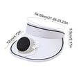 thumbnail image 4 of FEOLGEHLY Solar UPF Fan Cap, Solar Powered Sun Hats for Women Men, with Adjustable Headband and Lightweight Breathable Material, for Outdoor Activities Hiking, Camping, White, 4 of 6