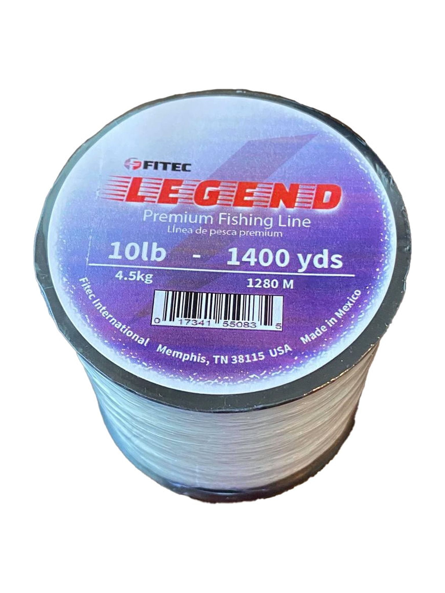 Legend 12 lb Monofilament Fishing Line, Clear, 990 yd for