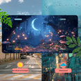 thumbnail image 5 of 1 Pcs 2D Flat License Plate Covers & Frames, Enchanted Forest at Night For Decorative Front, Waterproof For Decoration Aluminum License Plate Covers & Frames Cover For Men Women, 12" X 6", 5 of 7