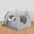 thumbnail image 3 of Carpa Plegable para Mascotas, Tienda Portátil para Exteriores, Refugio para Gatos y Perros Pequeños, Color Gris Suave, Tamaño Mediano, Ideal para Todas las Estaciones., 3 of 6