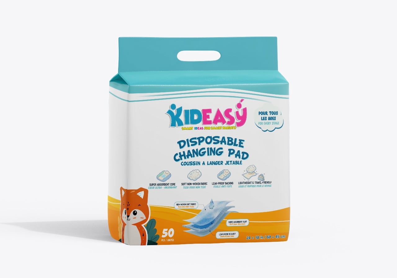 KidEasy Disposable Baby Change Pad- 0-6 months