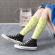 thumbnail image 5 of Fotbe Cute Frog3 Calcetas Divertidas Estampadas para Hombre y Mujer, Calcetas de Algodón hasta la Rodilla para Caminar, Correr, Enfermería y Embarazo, 5 of 6
