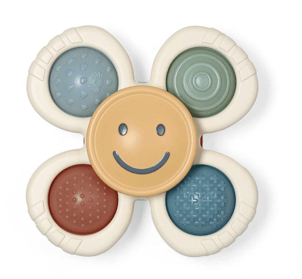 Itzy Ritzy Pop & Whirl Smile Fidget Spinner Bath Toy