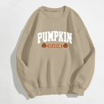 thumbnail image 6 of Holzkary Sweatshirts for Women Hoodies Pumpkin Season Sweatshirt Women Atumn Crewneck Tops Thanksgiving Pullover Graphic Printed Pullover Top Comfy Fall Winter Outfits Clothes 2025 Fashion Beige L, 6 of 9