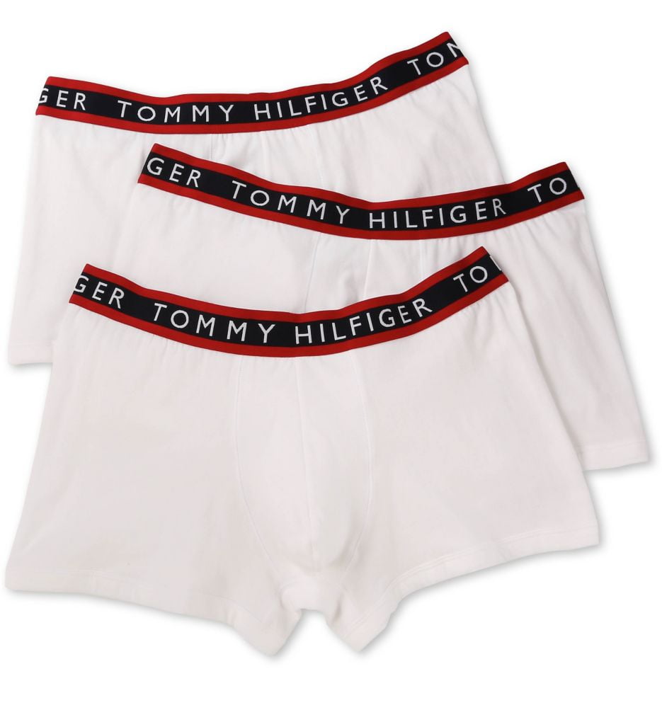 Op de een of andere manier Oppervlakte Europa Men's Tommy Hilfiger 09T0963 Basic Cotton Stretch Trunk - 3 Pack -  Walmart.com