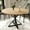 Black iron + wood color, variant on Ataucjin 47.2 Inch Round Dining Table for 4,Dining Table,Circle Table,Dining Room Table with Heavy Duty Metal Base,Round Dinner Table,Round Kitchen Table for Kitchen Dinning Room(only table)