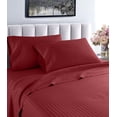thumbnail image 2 of Regency Club Oxford 600 Thread Count 100% Cotton Solid Sheet Set (California King, Burgundy), 2 of 4
