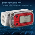 thumbnail image 4 of Mini Medidor De Flujo De Turbina Digital Medidor De Flujo De Combustible Diésel 10-200L 1" NPT, 4 of 7
