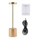 thumbnail image 2 of 20led Usb Table Lamp Rechargeable Cordless Led Bar Hotel Decor Metal Night Light, 2 of 4