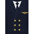 thumbnail image 4 of Old Glory Toddler Halloween Airline Airplane Pilot Short Sleeve Graphic T Shirt, 4 of 6