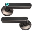 thumbnail image 3 of Cerradura de puerta con huella dactilar, cerradura de manija con contraseña inteligente para TUYA Smart APP Home Hotel OfficeBlack, 3 of 9