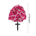 thumbnail image 3 of Artificial Butterfly Orchid Ground Decoration Multi-Color Realistic Plastic Material No Maintenance Easy Installation for Garden Patio Wedding Scene Outdoor Indoor Decor Housewarming Gift, 3 of 6