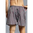 thumbnail image 4 of 247 Frenzy Men's Essentials Knocker PACK OF 3 Cotton Blend Plaid Single Button Fly Boxers , Size 3XL, 4 of 5