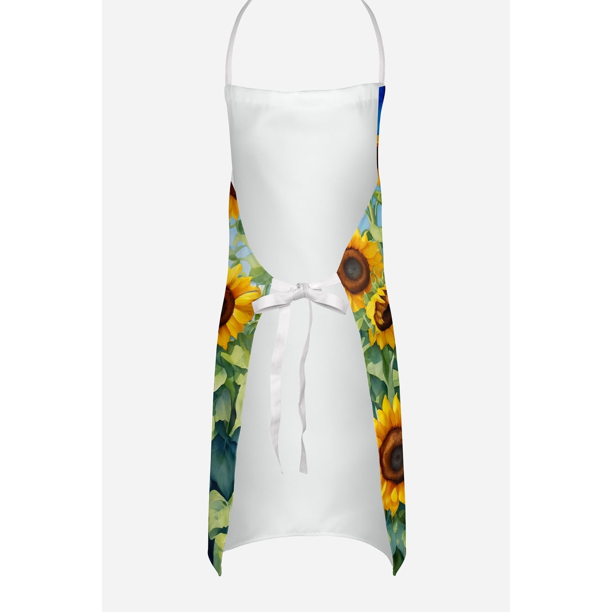 Bullmastiff in Sunflowers Apron 27 in x 30 in