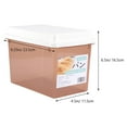 thumbnail image 2 of Bread Box Storagecontainer Sealing Organizer French Bin Stotrage Refrigerator Kitchen Keeper Corner Plastic Airtight, 2 of 6