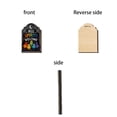 thumbnail image 4 of Miwamany Ghost Wall Decor, Halloween Wooden Hanging Sign, Fun Ghost Festival Plaque for Family Party Home Indoor Wall Decoration Halloween Ornaments, 4 of 6