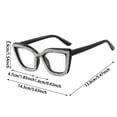 thumbnail image 4 of Rhinestone Cat Eye Reading Glasses Womens Cute Computer Blue Light Blocking Rhinestone Readers Glasses, 4 of 8