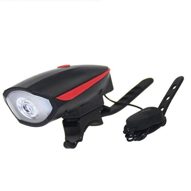 Luces recargables, lámpara de bicicleta 250, sonidos de faros, linterna impermeable para luz nocturna de faro de bicicleta