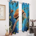 thumbnail image 2 of Ocean World Turtle Modern Window for Living Room Curtains for Child Bedroom Kitchen Decor Blinds Drapes, 2 of 7