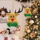 thumbnail image 3 of Decoraciones de Árbol de Navidad Cervo de Navidad Muñeco de Nieve Colgante de Decoración de Árbol de Navidad Pentagrama de Navidad Colgante Pequeño Árbol de Navidad Pequeño, 3 of 5