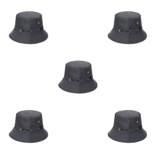 kurtrusly 1/2/3/5 Sun Protection Fisherman Cap With Breathable And Comfortable Sunscreen Sunscreen Fisherman Cap darkgray 58cm 5PCS