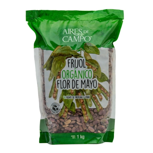 Frijol Flor de Mayo Orgánico Aires de Campo 1kg