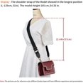 thumbnail image 4 of HAHDAXIA Wide Shoulder Purse Strap Replacement Adjustable Belt Canvas Bag Crossbody Handbag, Leather Buckle-black, 51inch, 4 of 7