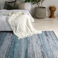 thumbnail image 2 of Rug Branch Contemporary Coastal  Blue Grey Indoor Area Rug - 4x6, 2 of 8