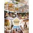 thumbnail image 5 of Daisy Spring Floral Table Cloth, Waterproof Tablecloth for Square Tables, Farmhouse Botanical Bees Elegant Reusable Washable Fabric Table Cover for Restaurant Kitchen Dining Tables 60"x60", 5 of 9